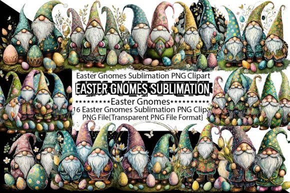 Download Easter Gnomes Sublimation Bundle - Bundle Collection