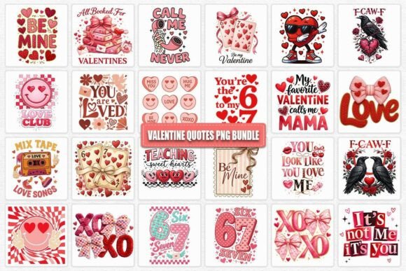 Download Valentine Quotes PNG Bundle - Bundle Collection