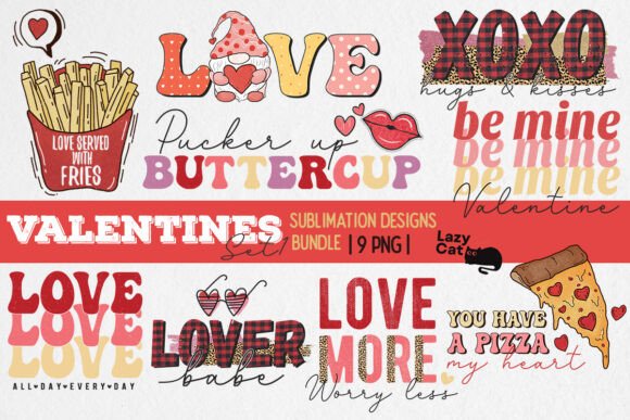 Download Valentines Sublimation Designs Bundle - Bundle Collection
