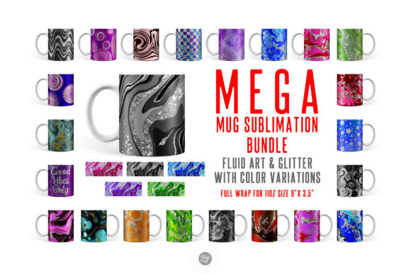Download Mug Sublimation Bundle for 11 Oz Mugs - Bundle Collection