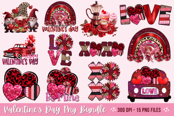 Download Happy Valentine's Day Sublimation Bundle - Bundle Collection