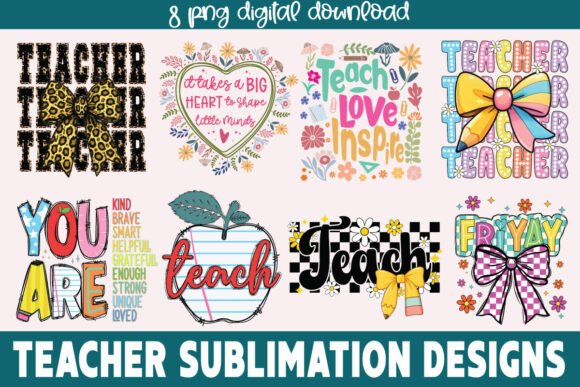 Download Teacher Sublimation Png, Teacher Bundle1 - Bundle Collection