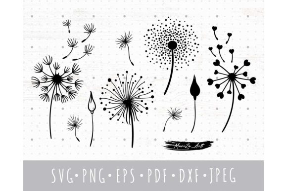 Download Dandelion Summer Wildflowers SVG Bundle - Bundle Collection