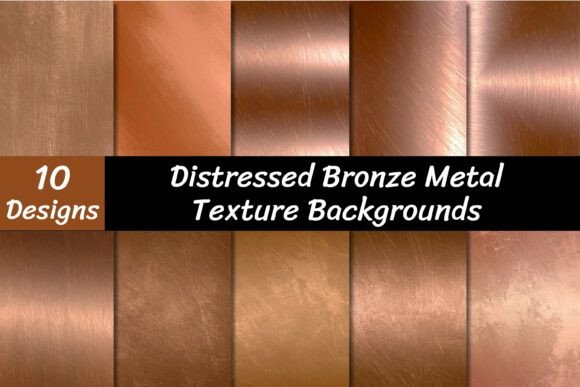Download Distressed Bronze Metal Textures - Distress Collection