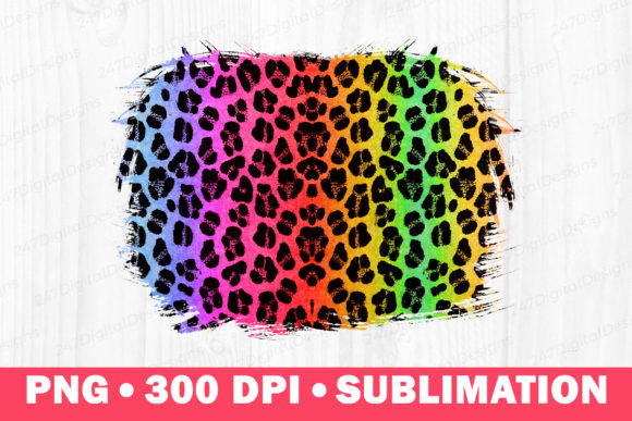 Download Colorful Cheetah Png Sublimation Splash - Png sublimation Collection
