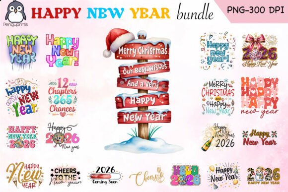 Download Happy New Year Sublimation Bundle - Bundle Collection