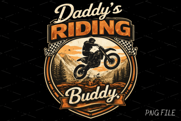 Download Dirt Bike Dad Riding Buddy PNG - Premium Resources