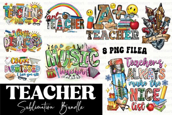 Download Teacher Sublimation PNG Bundle - Bundle Collection