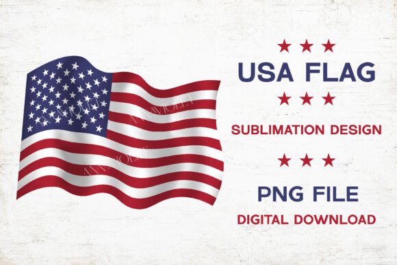 Download USA Flag PNG Sublimation | American Flag - Png sublimation Collection