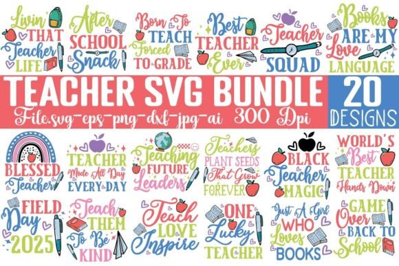 Download Teacher SVG Bundle - Bundle Collection