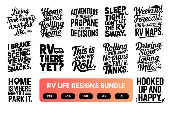 Download RV Life SVG Bundle - Bundle Collection
