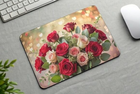 Download Rose Flower Mouse Pad PNG Sublimation - Png sublimation Collection