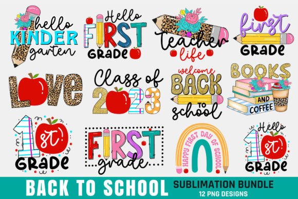 Download Back to School Sublimation Bundle - Bundle Collection