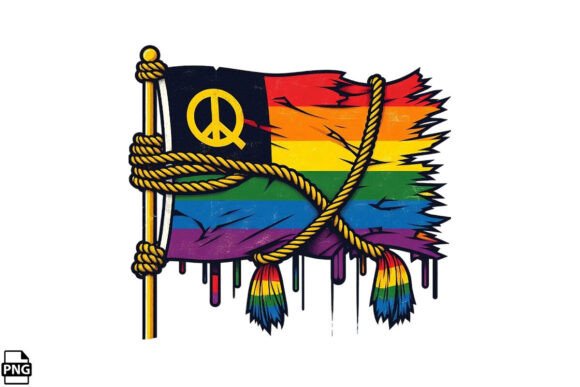Download Distressed LGBTQ Pride Flag PNG Clipart - Distress Collection