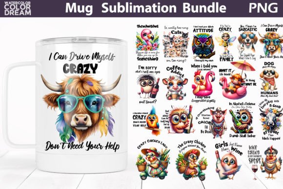 Download Funny Quotes Mug Sublimation Bundle - Bundle Collection