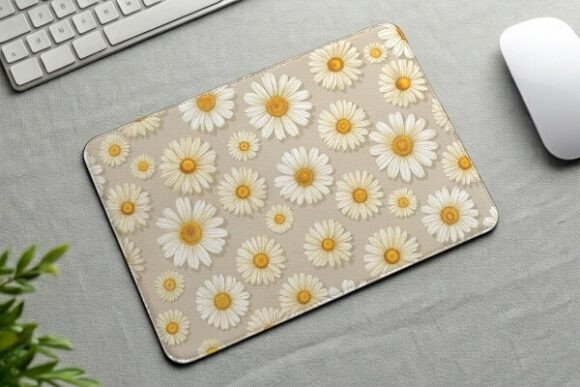 Download Daisy Flowers Mouse Pad PNG Sublimation - Png sublimation Collection