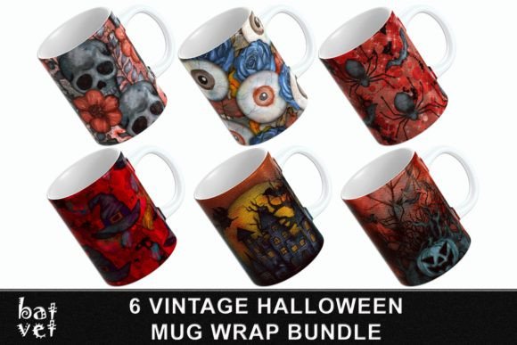 Download Vintage Halloween Mug Sublimation Bundle - Bundle Collection
