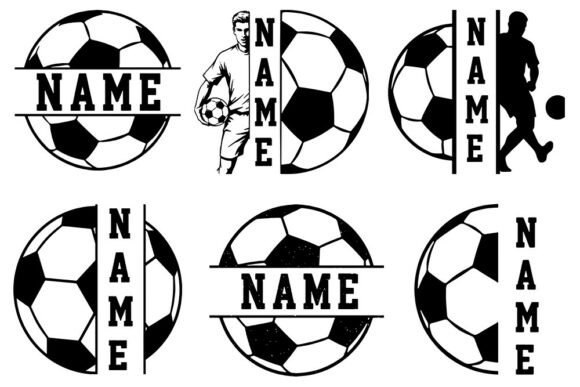 Download Soccer Ball Monogram SVG Bundle. - Bundle Collection