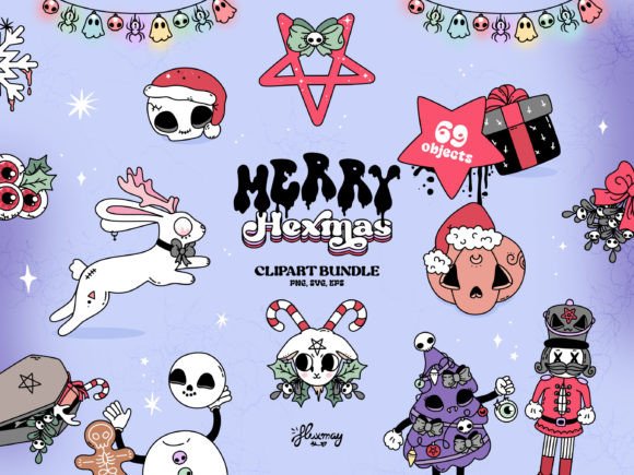 Download Merry Hexmas - Gothic Christmas Bundle - Bundle Collection