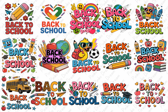 Download Back to School PNG Sublimation Bundles - Png sublimation Collection