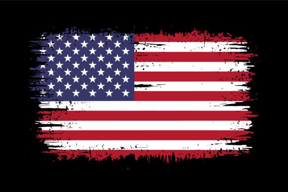 Download Distressed American Flag Grunge Design - Distress Collection