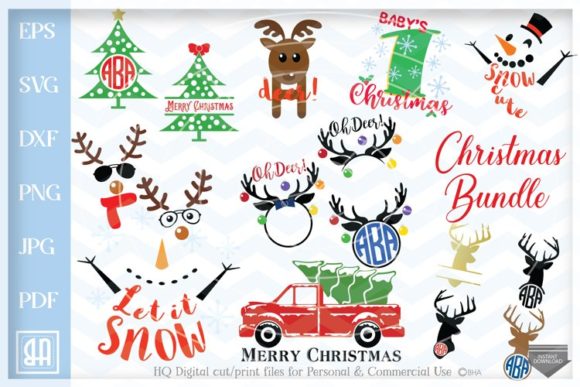 Download Christmas Bundle SVG, Christmas Designs - Bundle Collection