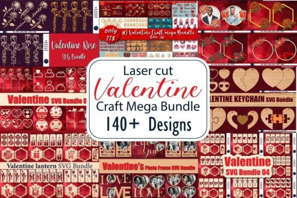 Download Laser Cut Valentine Craft Mega Bundle - Bundle Collection