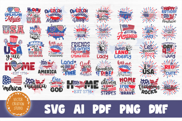 Download 4th of July Independence Day SVG Bundle - Bundle Collection