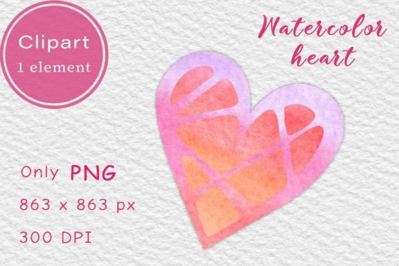 Download Pink Watercolor Heart. Clipart PNG - Pink watercolor heart Collection