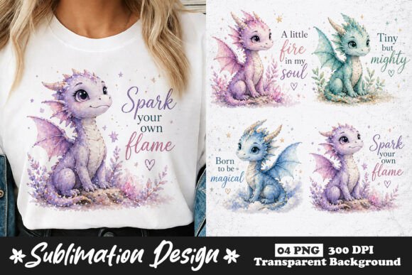 Download Cute Baby Dragon Sublimation PNG Designs - Sublimation png designs Collection