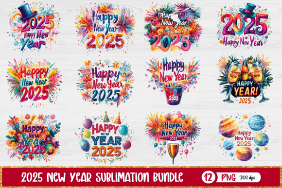 Download 2025 New Year Sublimation Bundle - Bundle Collection