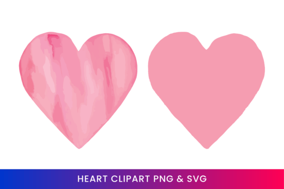 Download Pink Watercolor Heart Clipart 12 - Pink watercolor heart Collection