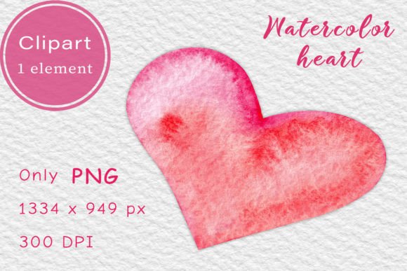 Download Pink Watercolor Heart. Clipart PNG - Pink watercolor heart Collection