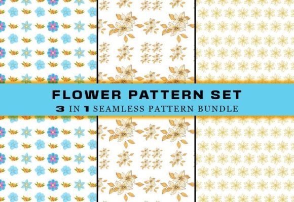 Download Summer Flower Seamless Pattern Bundle - Bundle Collection
