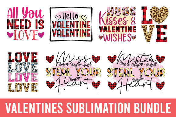 Download Valentines Quotes Sublimation Bundle - Bundle Collection