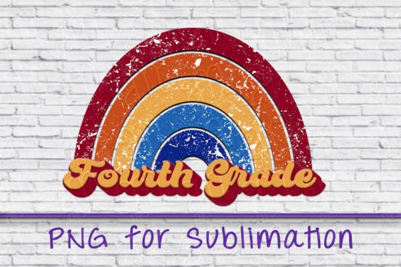Download Fourth Grade Png, Distressed Rainbow Png - Distress Collection
